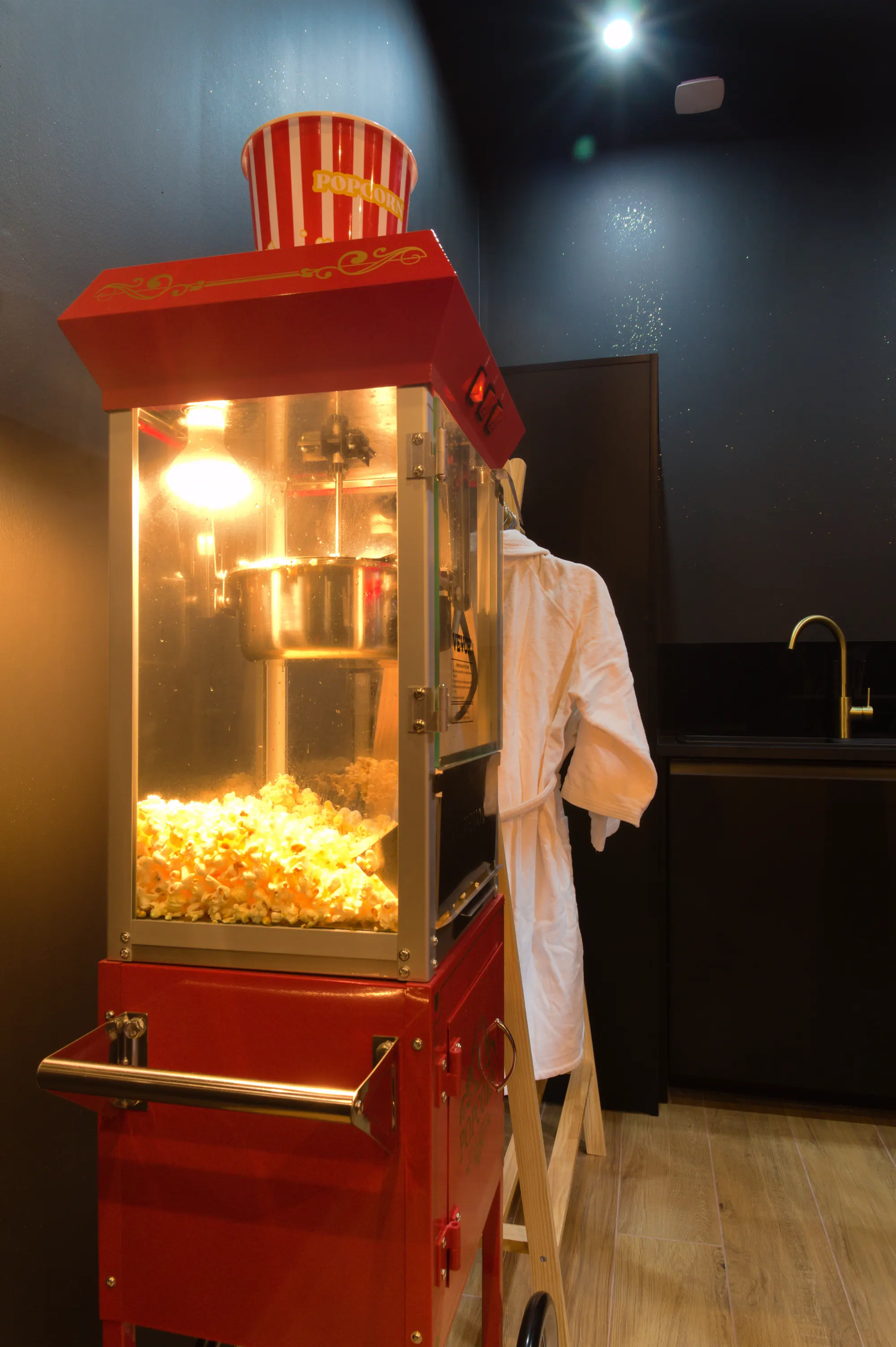Machine à pop-corn de la Cinéma Room